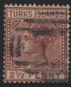 Turks Islands Sc#49 Used