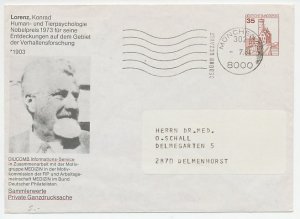 Postal stationery Germany 1984 Konrad Lorenz - Physiology or Medicine