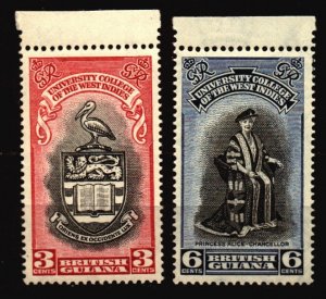 British Guiana Unused NH Scott 250 - 251