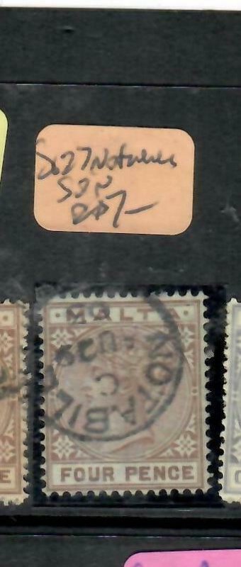 MALTA  (PP2305B)  QV  4D  SG  27  NOTABILE  SON  CDS   VFU