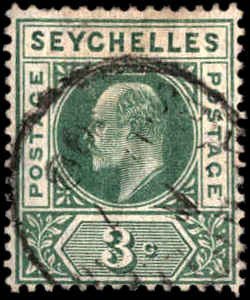 Seychelles #53, Incomplete Set, 1912, Used