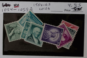 United States #1054-1059A Liberty Issue Coils MNH