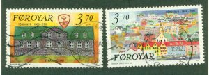 FAROE ISLANDS 222-23 USED BIN $2.00