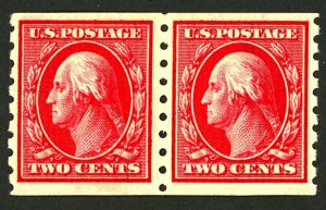 U.S. #393 MINT PAIR OG NH