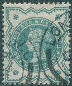 Great Britain 1900 SG213 ½d blue-green QV #3 FU