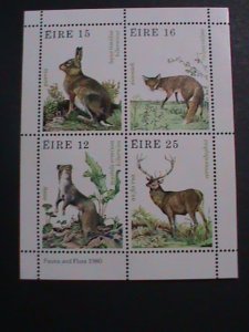 IRELAND-1980 SC# 483a  FAUNA AND FLORA MNH SHEET- VF WE SHIP TO WORLD WIDE