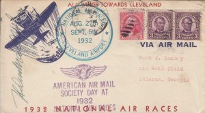 1932, Cleveland Air Races, Cleveland, OH, Signed by Pilot (30409)