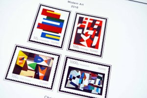 COLOR PRINTED ICELAND 2011-2016 STAMP ALBUM PAGES (29 illustrated pages)