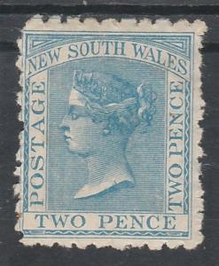 NEW SOUTH WALES 1882 QV 2D WMK CROWN/NSW SG W40 PERF 10 