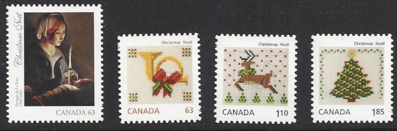 Canada #2688i-91i MNH die cut set, Christmas , issued 2013