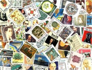 Mexico Stamp Collection - 200 Different Stamps