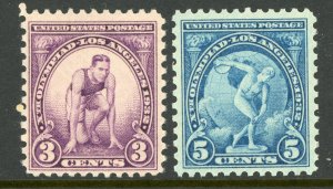 USA 1932 Olympics Set Scott # 718-719 MNH W406