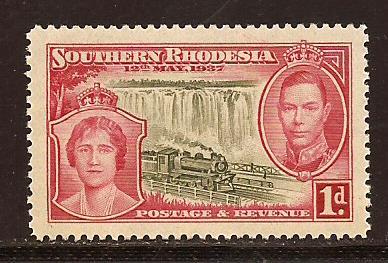 Southern  Rhodesia  #  38  Mint  N H