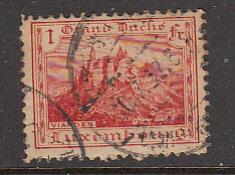 Luxembourg 1921 Sc 126 Vianden Castle Used