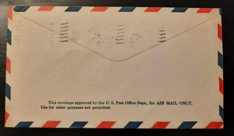 1930 First Flight Air Mail Cachet San Antonio Texas Grand Rapids Michigan