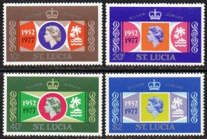 St. Lucia Sc #414-417 MNH