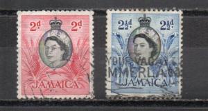 Jamaica #161-162 used