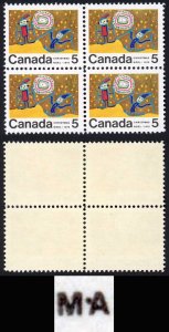 Canada Unitrade 522i 5c Centre Block Dot between M and A MNH Unitrade price 40