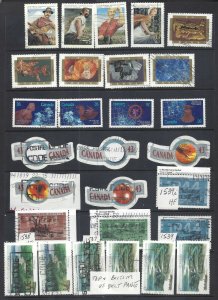 CANADA NICE SELECTION OF USED SETS, HI-VALUE DEFINs & COMMEMORATIVES  (BS17878)