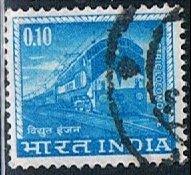 India 411, 10np Electric Locomotive, used, VF