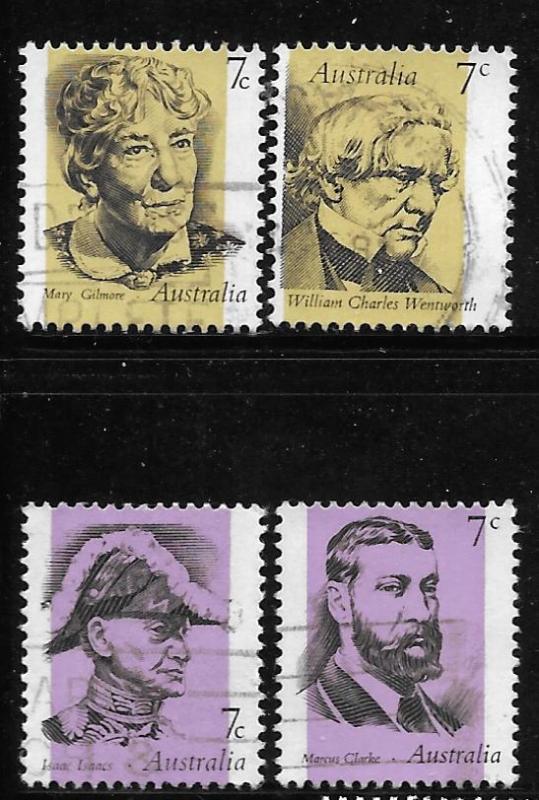 Australia 546-549: 7c Famous Australians, used, VF