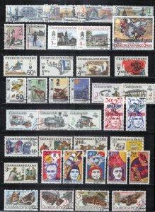 Czechoslovakia Complete Sets Collection Used CTO Brids Animals ZAYIX 0224M0078