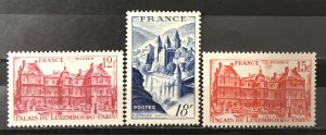 France 1948 #591-3, MNH, CV $6.60