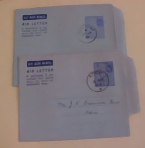 ADEN  & ADEN CAMP 1954 AIR LETTERS