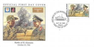 MARSHALL ISLANDS 1992 BATTLE OF EL ALAMEIN FDC