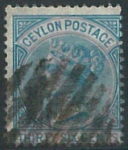 70347 - CEYLON - STAMPS: Stanley Gibbons # 129  used - 36 Cents - LOTS OF CHOICE