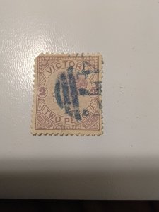 VICTORIA 1883, SG# 211, Perf 12×12½, QV 2 pence, Used