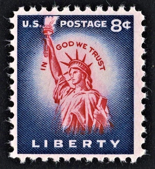 US 1041B MNH VF 8 Cent Statue of Liberty