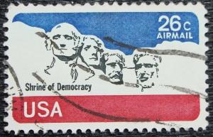 US #C88, Used Single, Mt. Rushmore, SCV $.25 L3