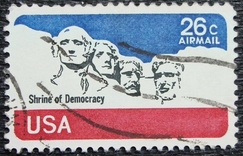 US #C88, Used Single, Mt. Rushmore, SCV $.25 L3