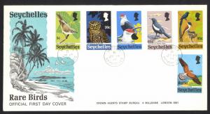 Seychelles Sc# 299-304 FDC 1972 Birds