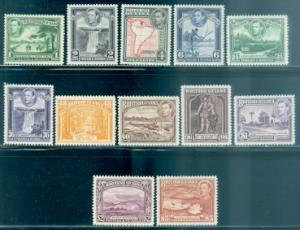 British Guiana #230-241  Mint  Scott $88.95