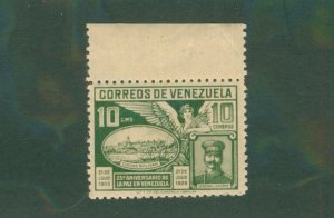 VENEZUELA 289 MNH BIN $1.00