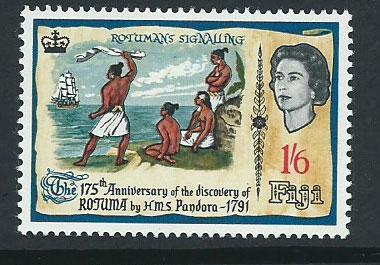 Fiji   QEII SG 353  MLH