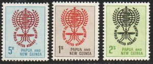 Papua New Guinea Sc #164-166 MNH