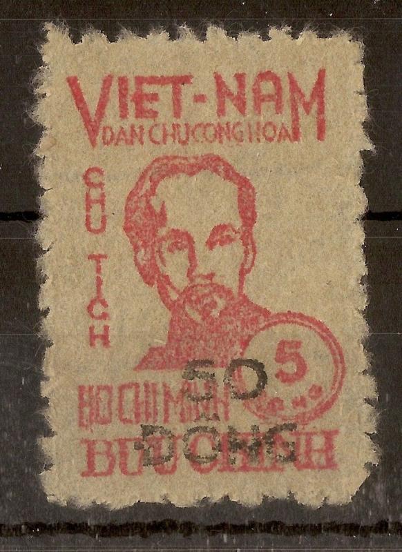 Vietnam (N) 1956 50 Dong Handstamp SG.N61 MNH Cat£110