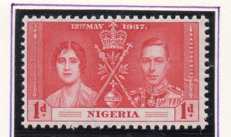 Nigeria 1937 Early Issue Fine Mint Hinged 1d. Set of 3 042101