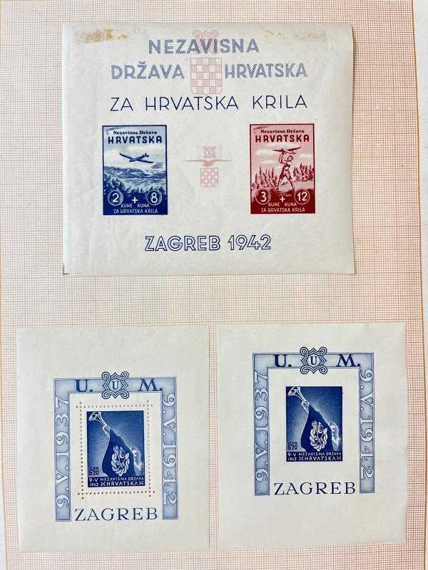 Croatia Mid Period Used MH (Apx 55 Items) MK8812