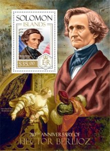 Solomon Islands - 2013 Hector Berlioz - Stamp Souvenir Sheet-19M-318