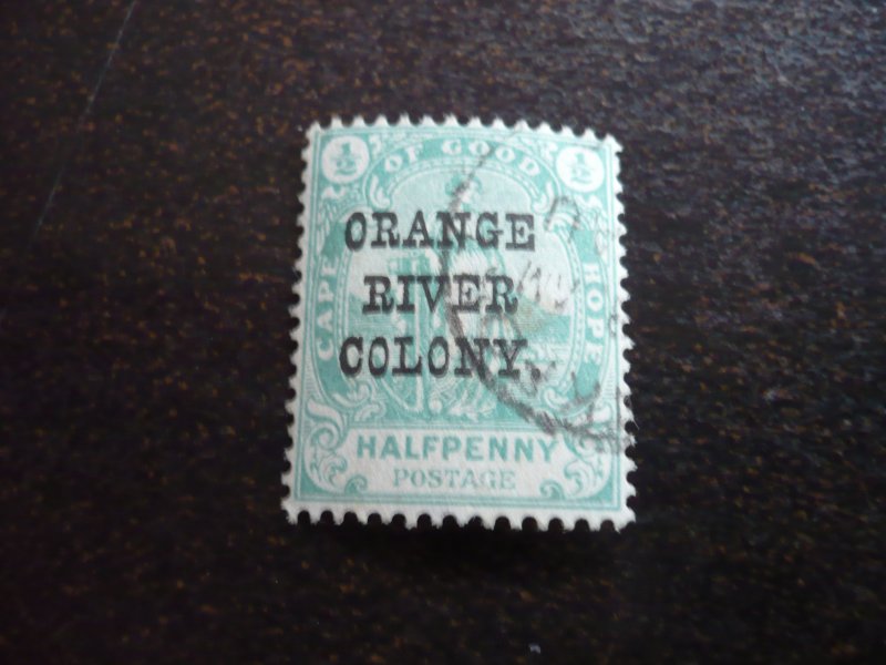 Stamps - Orange River Colony - Scott# 54 - Used Part Set of 1 Stamp