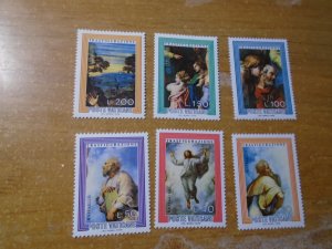 Vatican City  #  595-600   MNH