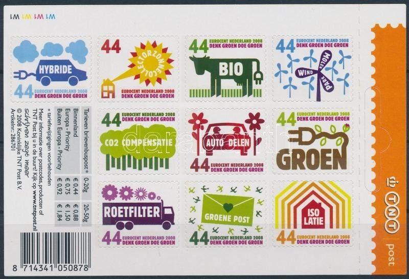 Netherlands stamp Definitive self-adhesive minisheet MNH 2008 WS194707