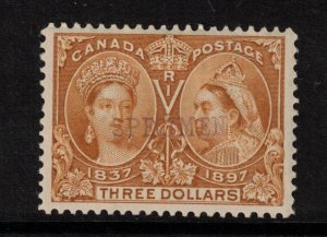 Canada #63s Very Fine Mint Original Gum Hinged With Specimen Overprint 