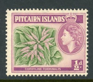 Pitcairn Islands 20 MNH 1957 1/2p