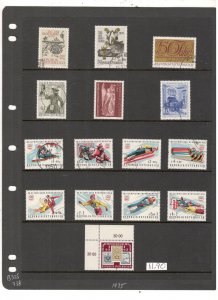 AUSTRIA COLLECTION ON STOCK SHEET MINT/USED