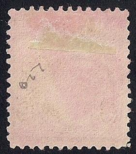 220 2 cent Fancy Cancel Washington Carmine Ros Stamp used VF